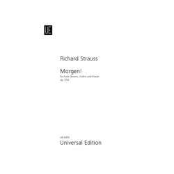 Partition Morgen de Richard Strauss UE6070 Le kiosque à musique