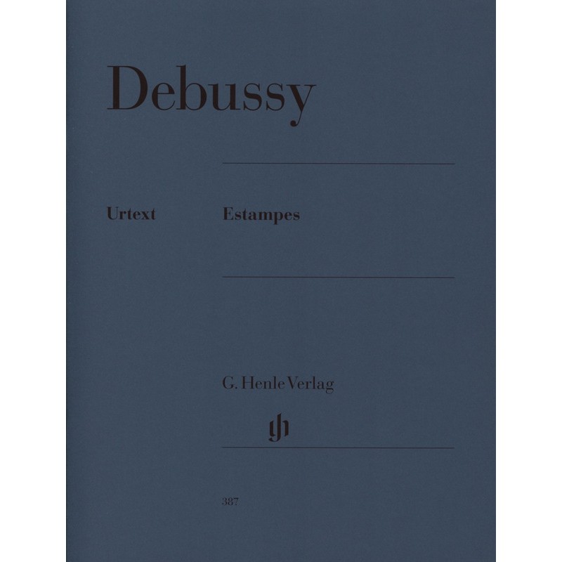 Partition piano Estampes de Debussy HN387 le kiosque à musique Avignon
