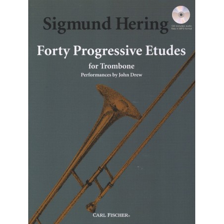 40 progressive etudes partition trombone