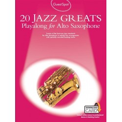 20 Jazz Greats partition saxophone alto