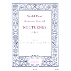 Partition Nocturnes pour piano de Gabriel Fauré AL26601 le kiosque à musique