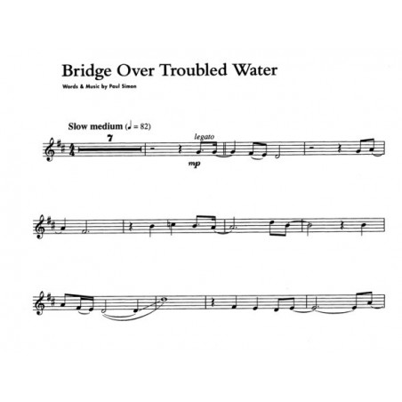Bridge over troubled water - Partition saxophone