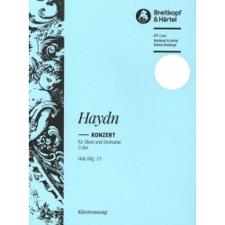 Partition Hautbois Haydn Concerto en Do Majeur EB5349 le kiosque à musique Avignon