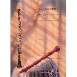 Partition hautbois Franz Krommer Concerto GB7375 le kiosque à musique