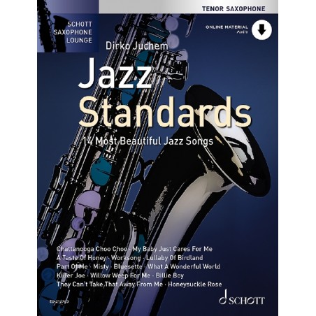 jazz standards partition saxophone tenor