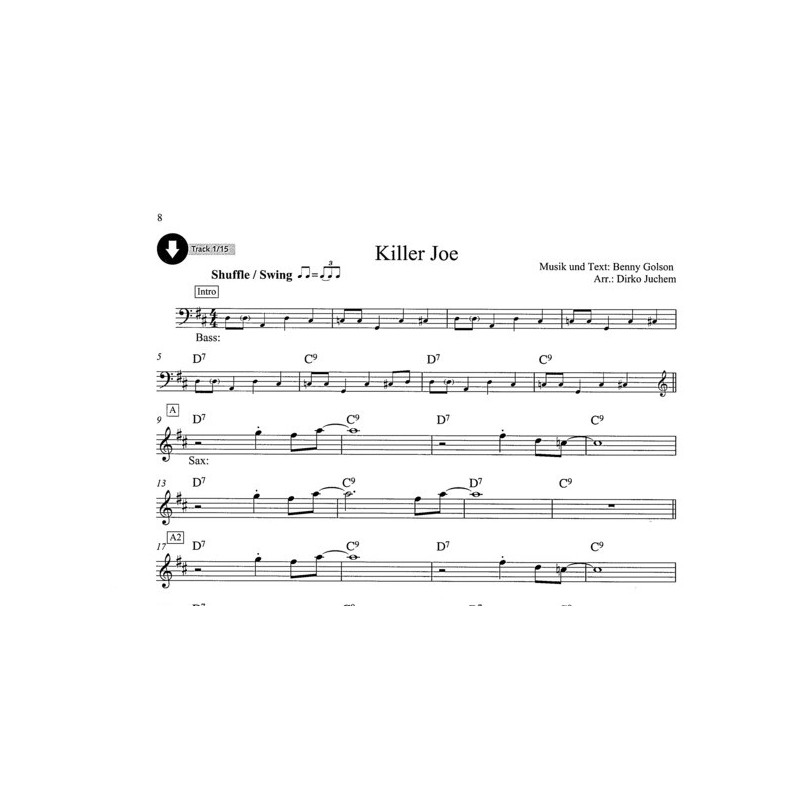 Partition Jazz Standards pour saxophone ténor