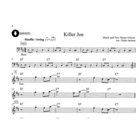 jazz standards partition saxophone tenor