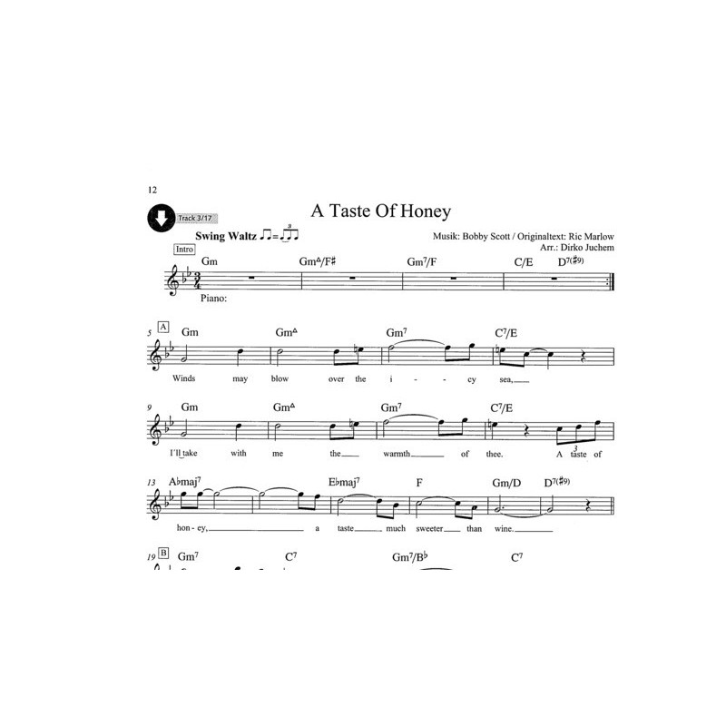 Partition Jazz Standards pour saxophone ténor