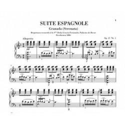 Albeniz Suite Espagnole partition piano