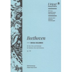 Partition Beethoven Missa Solemnis EB10544 le kiosque à musique