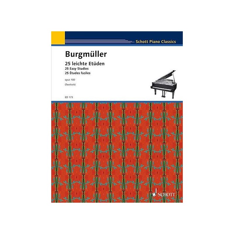 PARTITION PIANO ETUDES OPUS 100 DE BURGMULLER LE KIOSQUE A MUSIQUE PARTITION PIANO ETUDES OPUS 100 DE BURGMULLER LE KIOSQUE A MUSIQUE