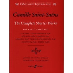 Saint-Saëns Complete shorter works partition violoncelle