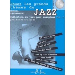 Pellegrino Jouez les grands thèmes du jazz saxophone HL27277 le kiosque à musique Avignon