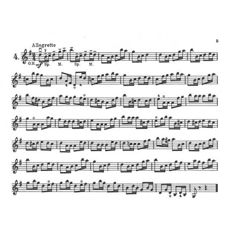 Wohlfahrt 60 études partition violon