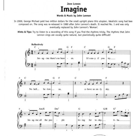 John Lennon Partition Imagine