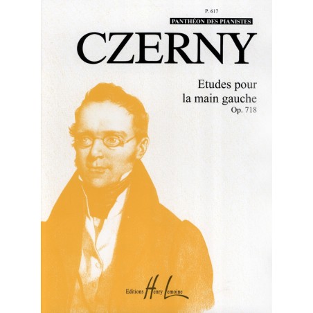 Czerny Etudes main gauche Opus 718 HLP617 le kiosque à musique Avignon