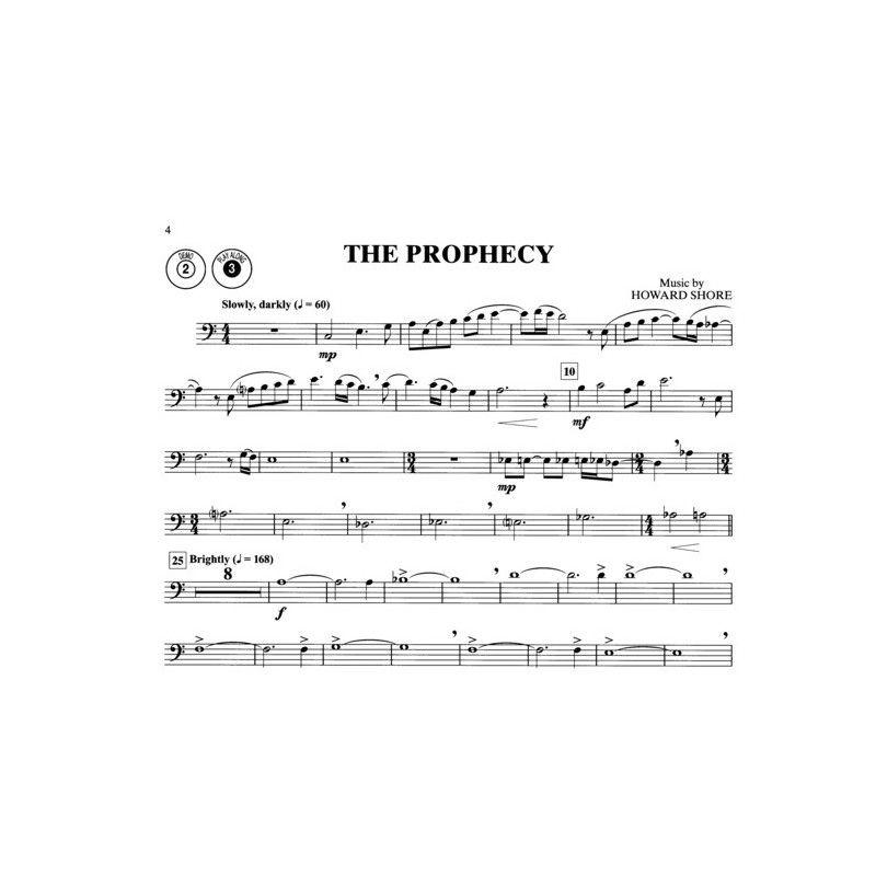 Le Seigneur des Anneaux Partition trombone