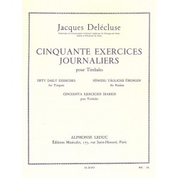 delecluse 50 exercices journaliers partition