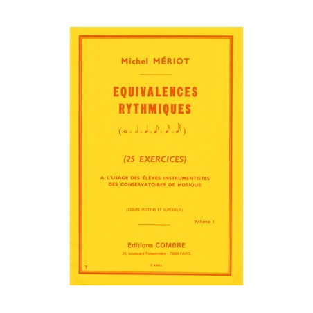 Michel Meriot Equivalences rythmiques Avignon