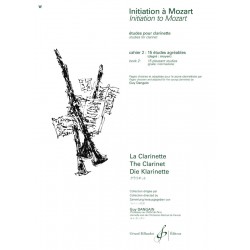 Initiation à Mozart volume 2 partition clarinette