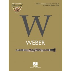 weber concerto clarinette partition