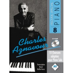 Aznavour spécial piano volume 8 le kiosque à musique Avignon