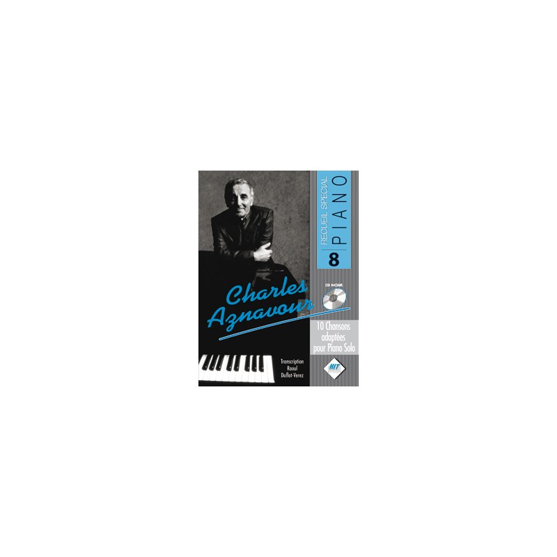Aznavour spécial piano volume 8 le kiosque à musique Avignon