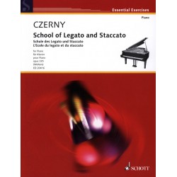 Czerny Ecole du legato staccato ED20416 le kiosque à musique Avignon