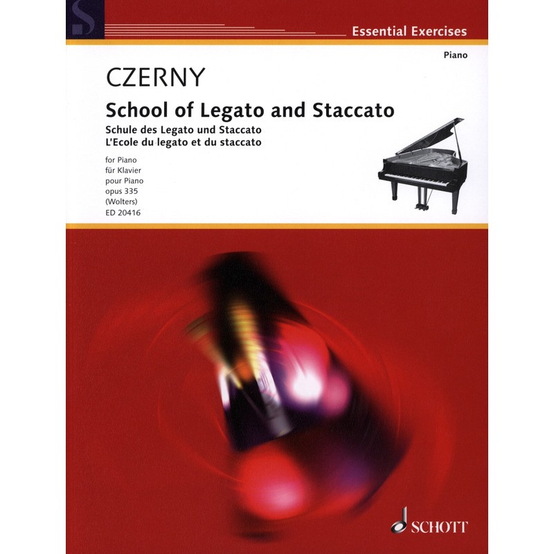 Czerny Ecole du legato staccato ED20416 le kiosque à musique Avignon