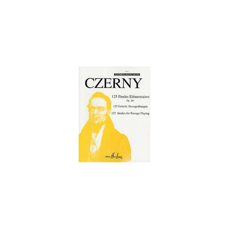 Czerny 125 études élémentaires HLP616 le kiosque à musique Avignon Czerny 125 études élémentaires HLP616 le kiosque à musique Avignon