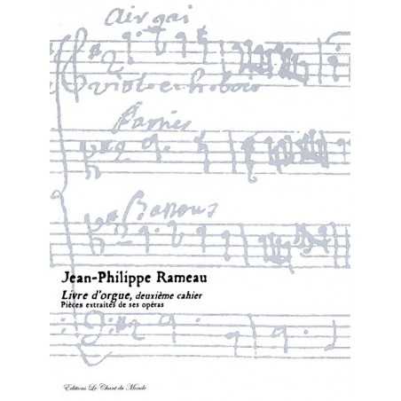 Partition RAMEAU pour orgue
