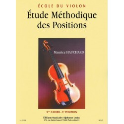 hauchard étude méthodique des positions partition violon