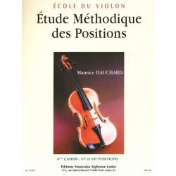 Hauchard Etude méthodique des positions AL21009 Le kiosque à musique Avignon