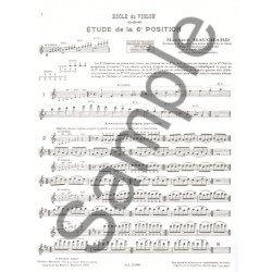 etude methodique des positions partition violon