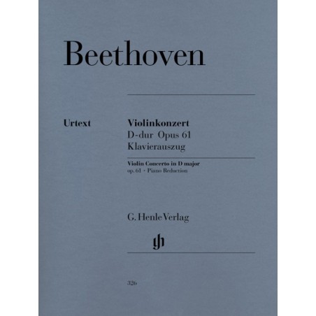 Partition Beethoven concerto violon HN326 le kiosque à musique Avignon