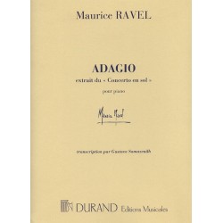 Partition Adagio du Concerto en Sol - Kiosque musique Avignon