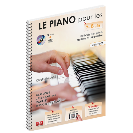 Le piano pour les 9-15 ans volume 2 le kiosque à musique Avignon