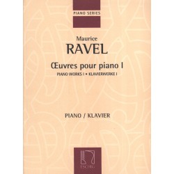 Partition Ravel oeuvres pour piano volume 1