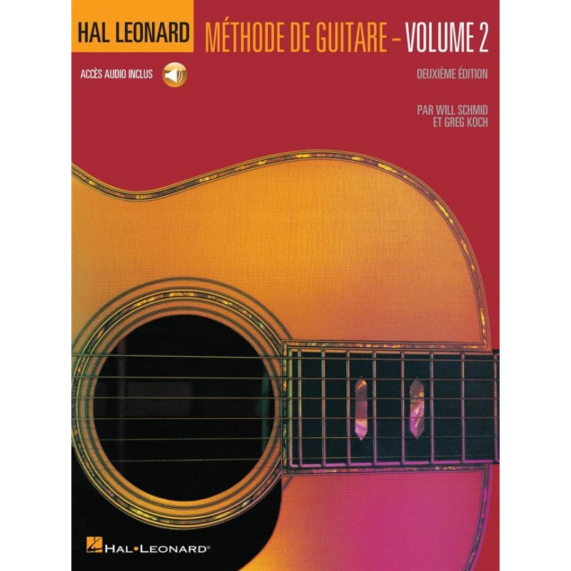 Hal leonard méthode de guitare volume 2 HL00697361 le kiosque à musique Avignon