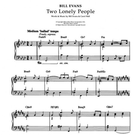 Great Jazz piano solos - Partition piano standards