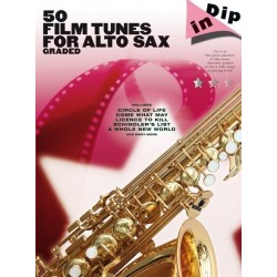 dip in 50 graded film tunes partition saxophone