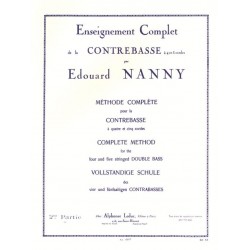 Méthode Nanny pour contrebasse AL15877 le kiosque à musique Avignon