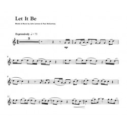 Let it be partition flûte