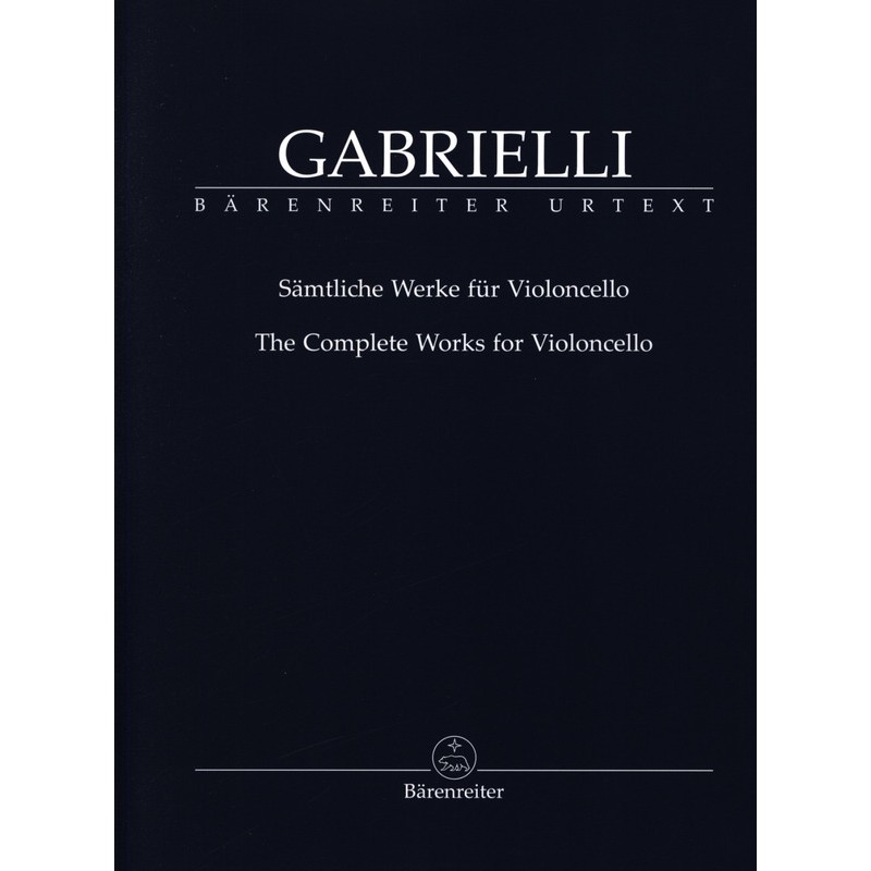 Partition Gabrielle Werke fur Cello BA10920 HM279 le kiosque à musique Avignon