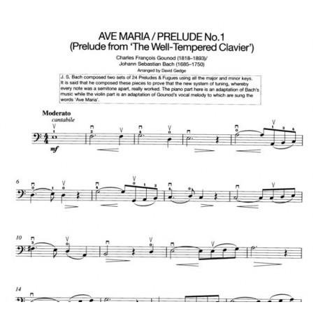 partition playalong cello classical tunes