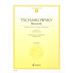 Tchaikowsky Juin partition piano