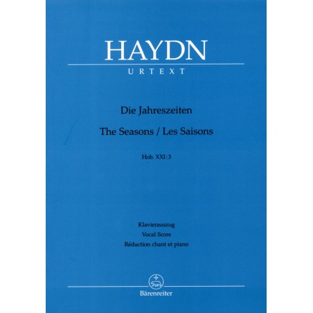 haydn les saisons partition chant