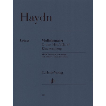 Haydn concerto pour violon en sol majeur partition