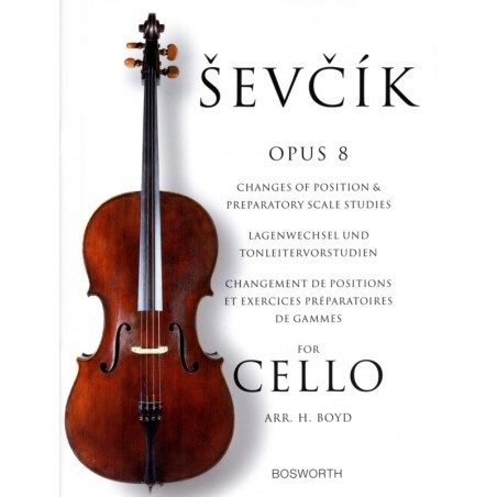 Sevcik Opus 8 violoncelle BOE3551 Le kiosque à musique Avignon