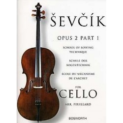 SEVCIK Opus 2 part 1 violoncelle BOE003544 le kiosque à musique Avignon